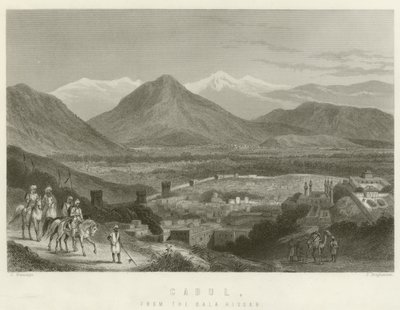 Kabul, vom Bala Hissar von John Ramage