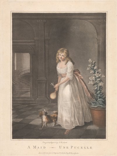 Eine Magd von John Raphael Smith