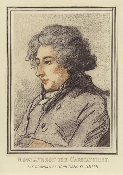 Porträt von Thomas Rowlandson, dem Karikaturisten von John Raphael Smith