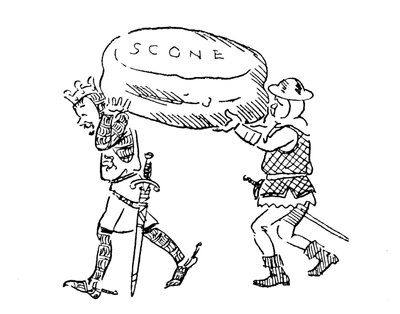 König Eduard I. stiehlt den Stein von Scone von John Reynolds