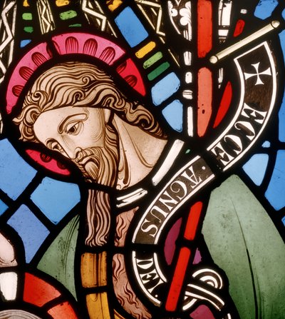Kopf von Johannes dem Täufer von John Richard Clayton