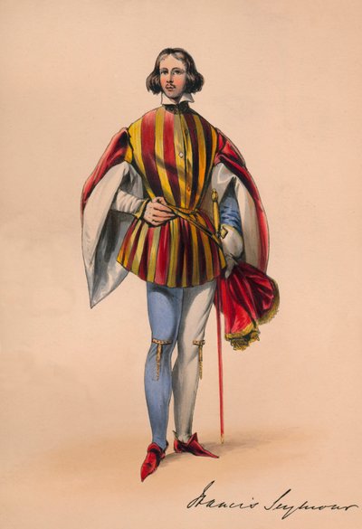 Francis Seymour im Kostüm für Queen Victorias Bal Costumé, 12. Mai 1842, 1843 von John Richard Coke Smyth
