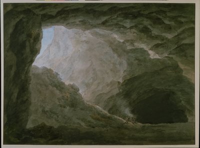 Grotte in der Campagna von John Robert Cozens