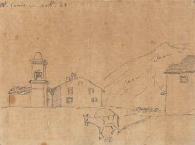 Mont Cenis, 20. Oktober von John Robert Cozens