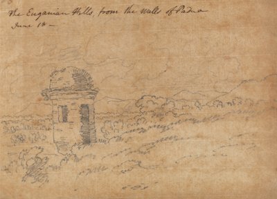 Die Euganeischen Hügel von John Robert Cozens