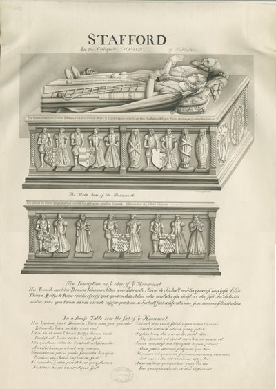 Stafford - Aston Monument in der St. Mary