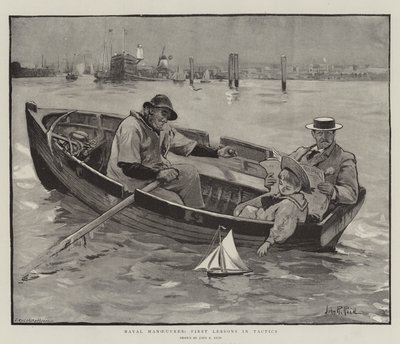 Marine-Manöver, erste Taktiklektionen von John Robertson Reid