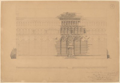 Eine interessante romanische Behandlung, San Giovanni, Pistoia von John Russell Pope