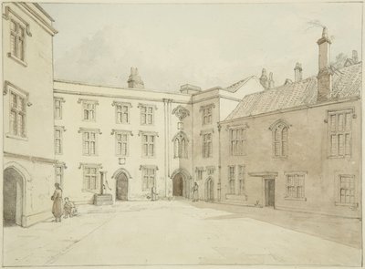Innenansicht der Stadtschule in der Christmas Street von John Sanders