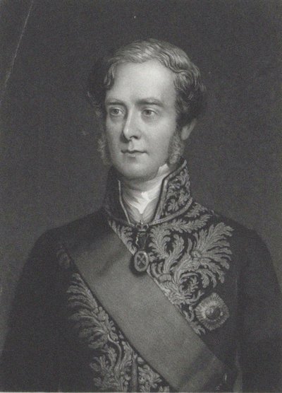 Porträt von George Villiers, 4. Earl of Clarendon von John Sartain