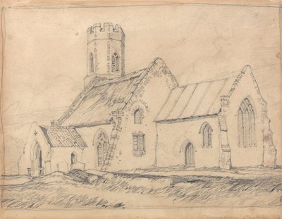 Brampton Kirche, Norfolk, von Südosten von John Sell Cotman