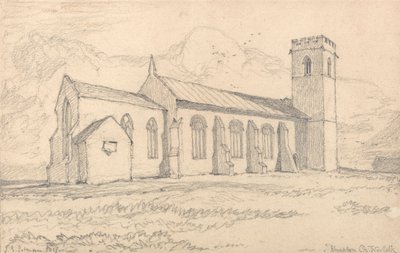 Knapton Kirche, Norfolk, von Nordosten von John Sell Cotman