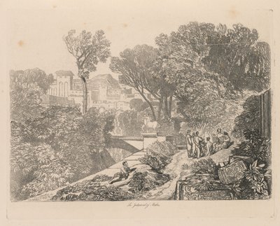 Liber Studiorum: Tafel 6, Das Urteil des Midas von John Sell Cotman
