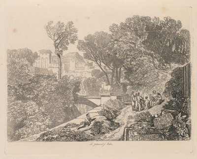 Liber Studiorum: Platte 6, Das Urteil des Midas, 1838 von John Sell Cotman
