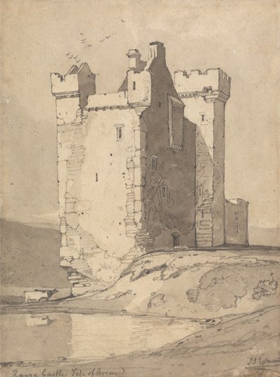 Loch Ranza Castle, Isle of Arran, Schottland von John Sell Cotman