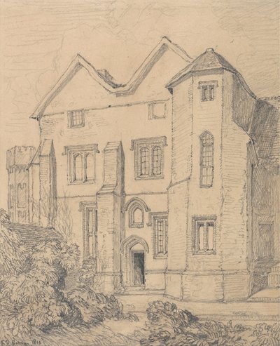 Upwell Pfarrhaus, Norfolk von John Sell Cotman