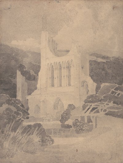 Westfassade der Byland Abbey, Yorkshire von John Sell Cotman