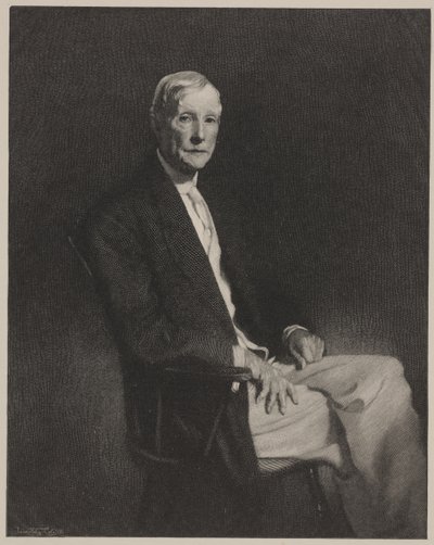 Porträt von John D. Rockefeller, Druck von Timothy Cole von John Singer (after) Sargent