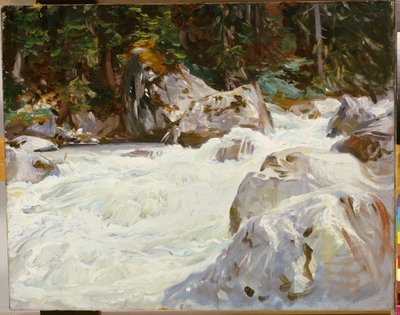 Ein Wildbach in Norwegen, 1901 von John Singer Sargent
