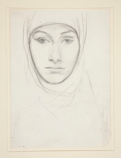 Kopf einer Frau von John Singer Sargent