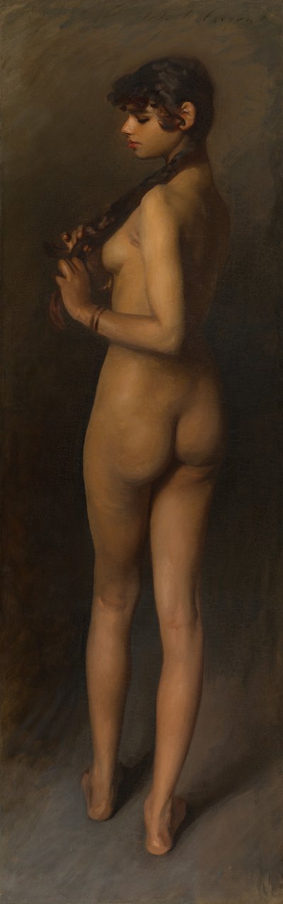 Lebensstudie (Studie eines ägyptischen Mädchens) von John Singer Sargent