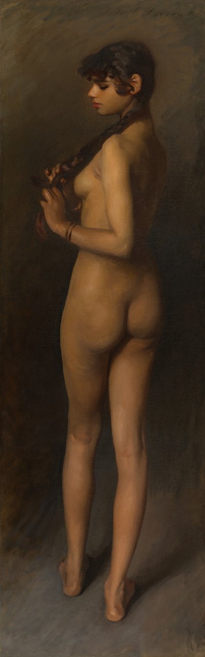 Lebensstudie einer ägyptischen Mädchen, 1891 von John Singer Sargent