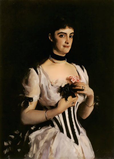 Mrs. Wilton Phipps, um 1884 von John Singer Sargent