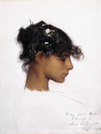 Rosina Ferrara, Kopf eines Capri-Mädchens von John Singer Sargent