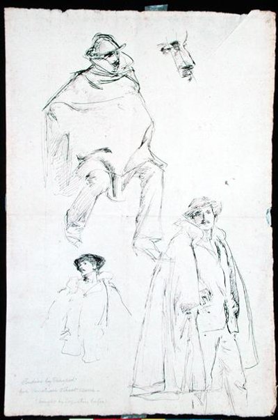 Studie für eine venezianische Straßenszene von John Singer Sargent