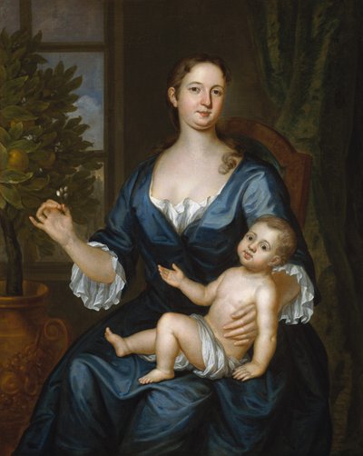 Mrs. Francis Brinley und ihr Sohn Francis, 1729 von John Smibert