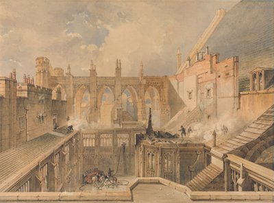 Ansicht der Überreste der St. Stephen