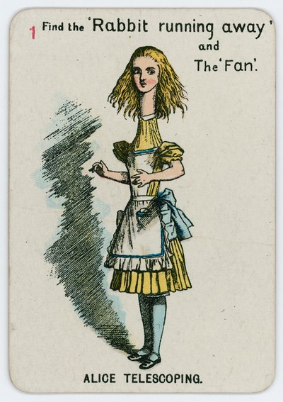 Alice Teleskop von John Tenniel