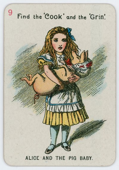 Alice und das Schweinebaby von John Tenniel
