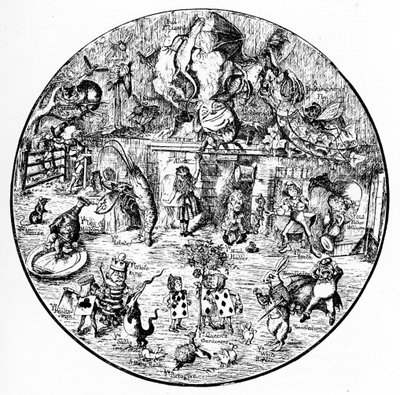 John Tenniels Illustrationen aus Alice im Wunderland von John Tenniel