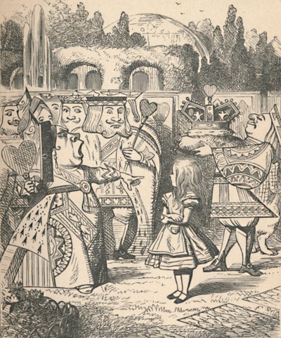Kopf ab! Alice und die Rote Königin, 1889 von John Tenniel