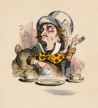 Der verrückte Hutmacher, 1889 von John Tenniel