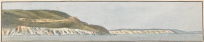 Dunmose, West-Nordwest (eine von fünf Zeichnungen auf einer Montage) von John Thomas Serres