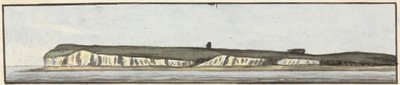 The North Foreland (eine von drei Zeichnungen auf einer Montage) von John Thomas Serres