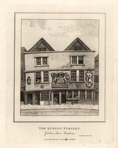 Die Königinnen-Kinderstube, Golden Lane, Barbican von John Thomas Smith
