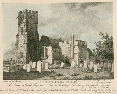 Tottenham Kirche, London von John Thomas Smith