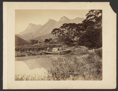 [Figuren auf einem Sampan] von John Thomson