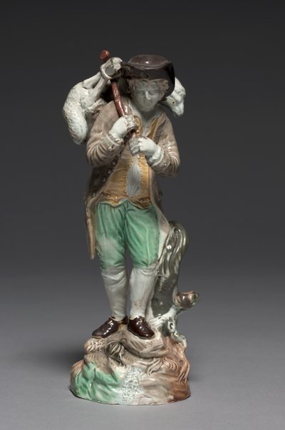 Das verlorene Schaf, hergestellt von der Staffordshire Fabrik, ca. 1770 von John Voyez