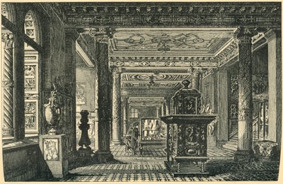 Die Keramikgalerie, South Kensington Museum, um 1876 von John Watkins