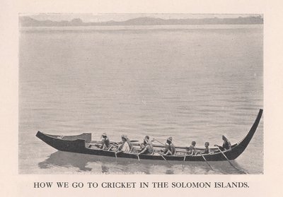 Wie wir auf den Salomonen zum Cricket gehen, 1912 von John Watt Beattie