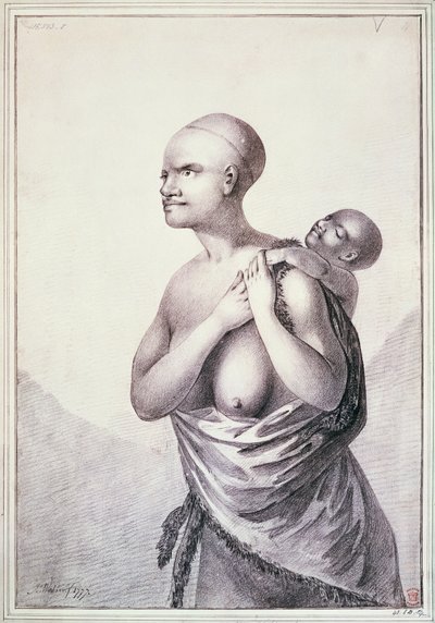Einheimische Frauen aus Van Diemen