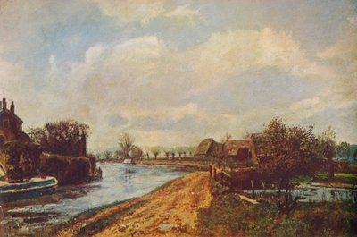Der Kanal in Rickmansworth, 1908 1935 von John William Buxton Knight