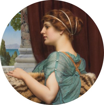 Eine pompejanische Dame von John William Godward