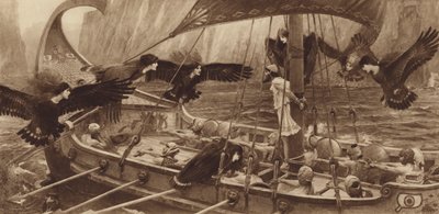Odysseus und die Sirenen von John William Waterhouse