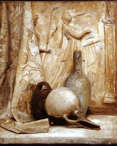 Stillleben mit Töpfen von John William Whiteley