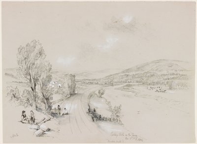 Ridley Hall, Bardon Mill, 1837 von John Wilson Carmichael